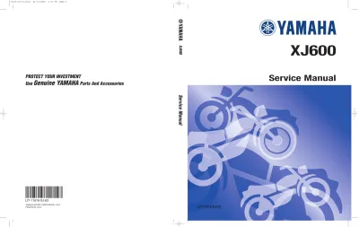 Preview: 1992–2003 Yamaha XJ600, XJ600S Seca II Diversion Service Manual (P/N LIT-11616-XJ-63)