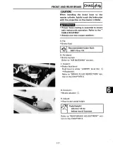 1992–2003 Yamaha XJ600S Seca II / Diversion Service Manual with Supplements (P/N LIT-11616-08-22 / 4EA-28197-20) – preview page 7