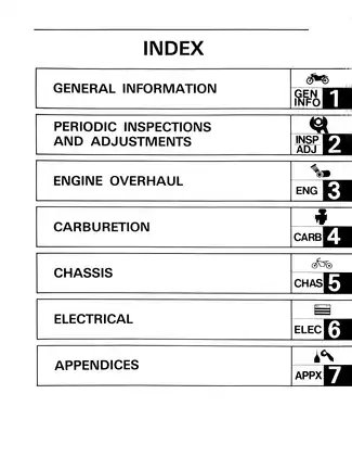 1986-1990 Yamaha YX600 (S-A) Radian service manual Preview image 4