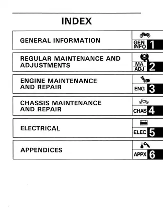 1986 Yamaha YZ250 repair manual Preview image 2