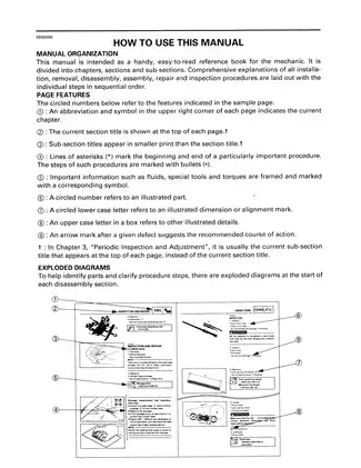 Yamaha 1995-2007 Yamaha YZF600R, YZF600 Thundercat service manual manual preview page 4 - thumbnail