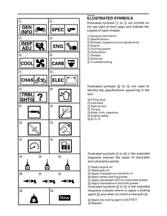 Yamaha 1995-2007 Yamaha YZF600R, YZF600 Thundercat service manual manual preview page 5 - thumbnail