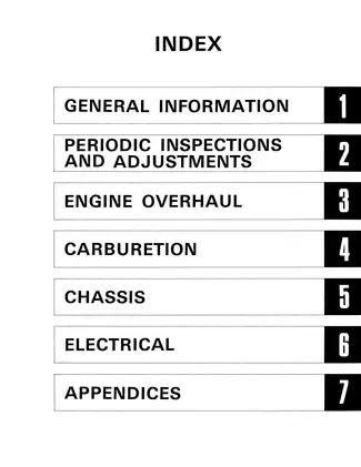 1984-1985 Yamaha Riva XC180DN, XC180DNC scooter repair manual Preview image 5