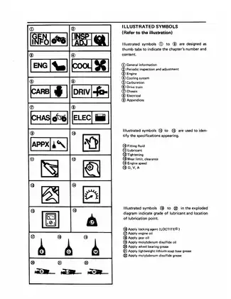 1987-1999 Yamaha Big Bear 350, YFM 350 4WD ATV service manual Preview image 5