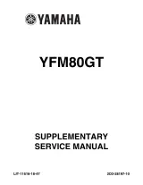 2005–2008 Yamaha Grizzly 80, YFM80GT ATV Factory Service Manual (P/N LIT-11616-08-19, LIT-11616-18-47) – preview page 1
