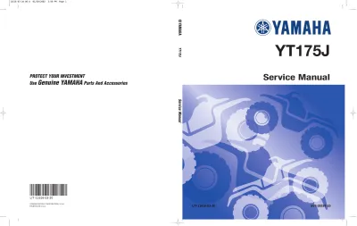 Preview: 1981–1982 Yamaha YT175 Tri-Moto, YT175J Factory Service Manual (P/N LIT-11616-03-20)