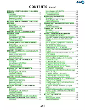 2000 Nissan Pathfinder manual Preview image 2