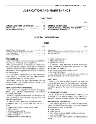 1994 Jeep Cherokee repair manual Preview image 1