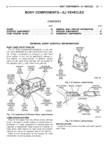 1994 Jeep Cherokee SE, Sport, Country Factory Service Manual (P/N J9213-5) – preview page 5