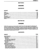 1993 Isuzu NPR / GMC W4 / Chevy 4000 4BD2-T Diesel Engine Service Manual (P/N C4085-91017) – preview page 2