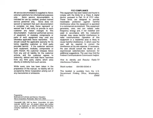 Xerox 5614, 5113, 5114 Copier Service Manual - Comprehensive Repair & Maintenance Guide Preview image 4