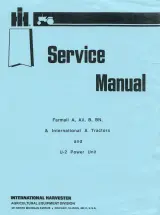 International Harvester Farmall A, AV, B, BN & U-2 Power Unit Service Manual 1939–1953 (P/N 57722 D) – preview page 2