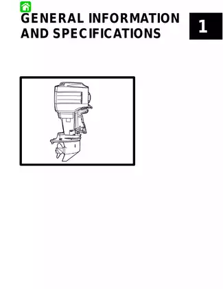 1987-1993 Mercury Mariner 70, 75, 80, 90, 100, 115 outboard engine service manual Preview image 1