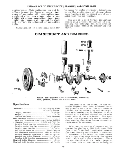 Preview: International Farmall M, MD, 6 Series Tractor Factory Service Manual, 1950–1958 (P/N GSS-5033)