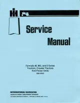 International Farmall M, MD, 6 Series Tractor Factory Service Manual, 1950–1958 (P/N GSS-5033) – preview page 2