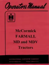 McCormick Farmall MD MDV Tractor 1939 Operator's Manual OEM – preview page 2