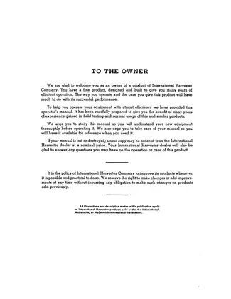 International Harvester Farmall Super M & Super MV Operator's Manual - Essential Guide for Efficient Operation Preview image 3