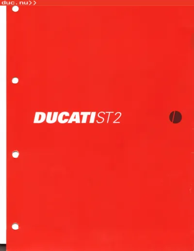 Preview: 1993 Ducati ST2 OEM Service Manual (P/N 88713.0143)