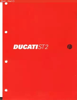 Ducati Motorcycle Service Manual - Maintenance & Repairs Guide