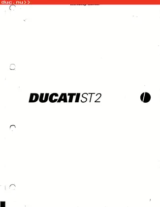 Ducati Motorcycle Service Manual - Maintenance & Repairs Guide Preview image 2