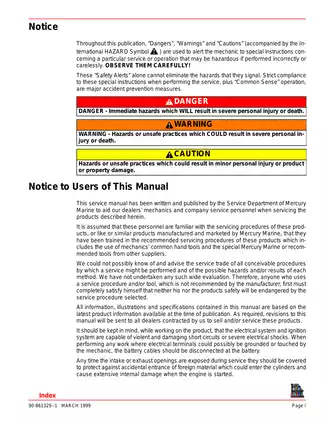 1998-2006 Mercury MerCruiser Number 26 Marine Engine GM 4 Cylinder 181 cid 3.0L service manual Preview image 3