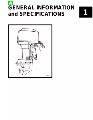 1996-2002 Mercury Mariner 50 hp outboard motor service manual Preview image 1