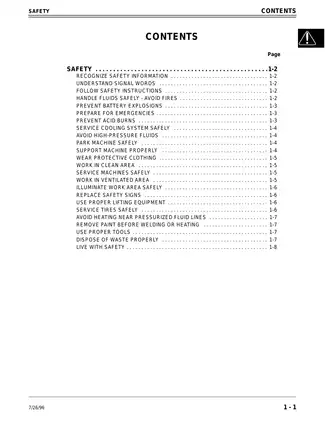 John Deere 240, 245, 260, 265, 285, 320 manual Preview image 4