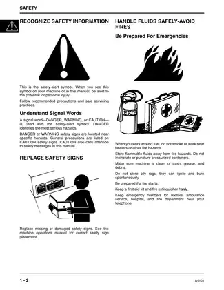 John Deere GX325, GX335, GX345 garden tractor technical manual Preview image 4