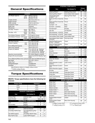 2011 Arctic Cat Prowler 550 XT, 700 XTX, 1000 XTZ ATV repair service manual Preview image 3