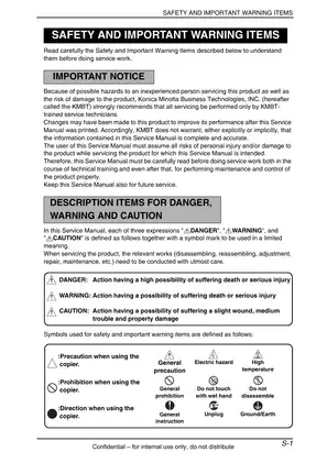 Konica Minolta bizhub 750, bizhub 600 field multifunctional device service manual Preview image 4