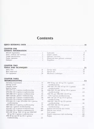 1973-1989 Johnson Evinrude 48 hp - 235 hp outboard motor shop manual Preview image 5
