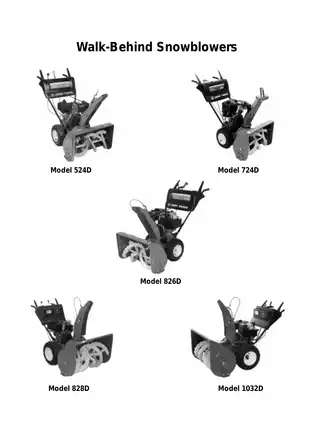 John Deere Walk-Behind Snowblowers Technical Manual TM1612 Preview image 2