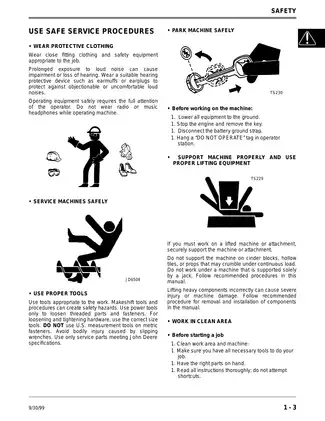 John Deere Walk-Behind Snowblowers Technical Manual TM1612 Preview image 5