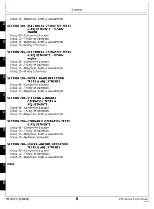 John Deere 700 Series Front Mower Technical Manual (TM1493) Preview image 4