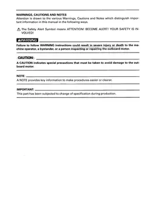 1999 Yamaha Marine E48T, C55T outboard motor service manual Preview image 5