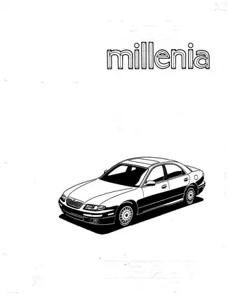 1996 Mazda Millenia Workshop Manual - Essential Repair Guide