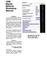 Mazda Millenia Workshop Manual, 1996–2003 (P/N 1491–10-95H) – preview page 2