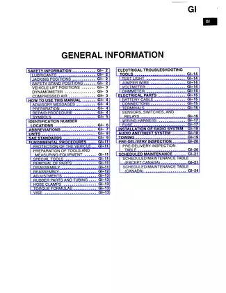 1996-2003 Mazda Millenia repair manual Preview image 5