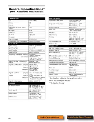 2003 Arctic Cat 250, 300, 400, 500 ATV, 2x4, 4x4 service manual Preview image 5