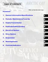 2009 Arctic Cat Prowler XT 650, XTX 700 & XTZ 1000 UTV Service & Repair Manual (P/N 2258-391, 2258-399) – preview page 1