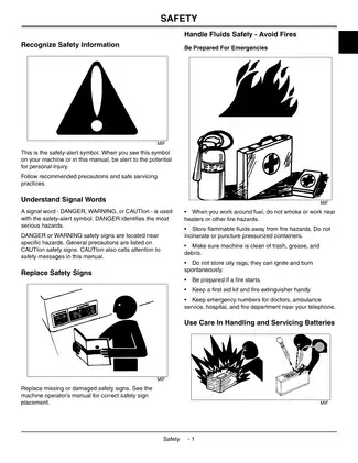 John Deere 1420, 1435, 1445, 1545, 1565 front mower technical manual Preview image 5