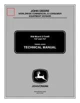 2002 John Deere Z-Trak 737 and 757 Mid-Mount Zero-Turn Mower Technical Manual (P/N TM2003) – preview page 1