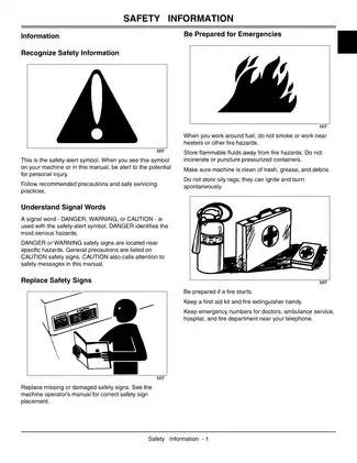 John Deere Z-Trak 737, 757 mid-mount lawn mower technical manual  Preview image 5