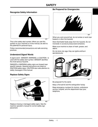 John Deere Mini-Frame Z-Trak Technical Manual for Models 717 and 727 (2002) Preview image 5