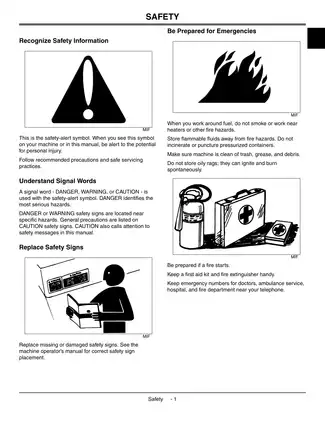 John Deere Z-Trak 777, Z-Trak 797 lawn mower technical manual Preview image 5