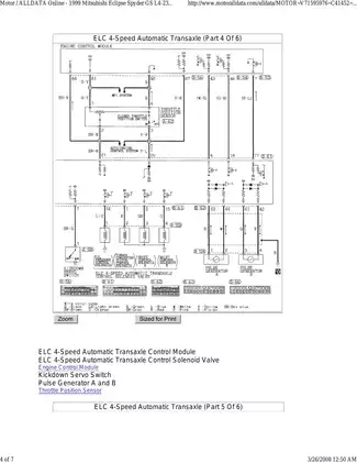 1995-1999 Mitsubishi Eclipse Transmission Control System manual Preview image 4