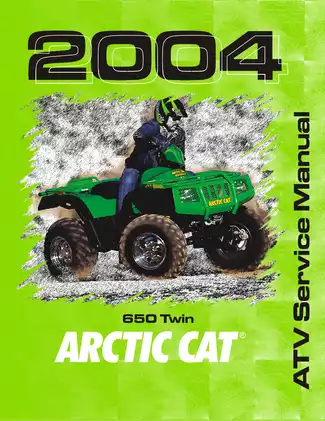 Comprehensive Service Manual for Arctic Cat ATV Models 2023