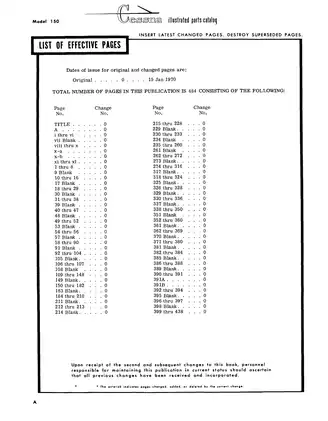 Cessna 150 Illustrated Parts Catalog (1966-1978) - Complete Reference Guide Preview image 2