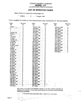 1975-1986 Cessna 172 series, 172 Skyhawk aircraft parts catalog Preview image 2