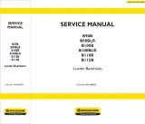 New Holland B90B / B90BLR / B100B / B100BLR / B110B / B115B Service Manual (P/N 87643846B) – preview page 1